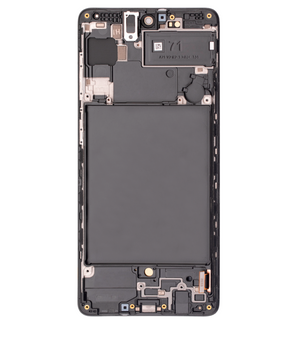 OLED Assembly With Frame Replacement  Compatible For Samsung Galaxy A71 (A715 / 2020) (Service Pack) (All Colors)