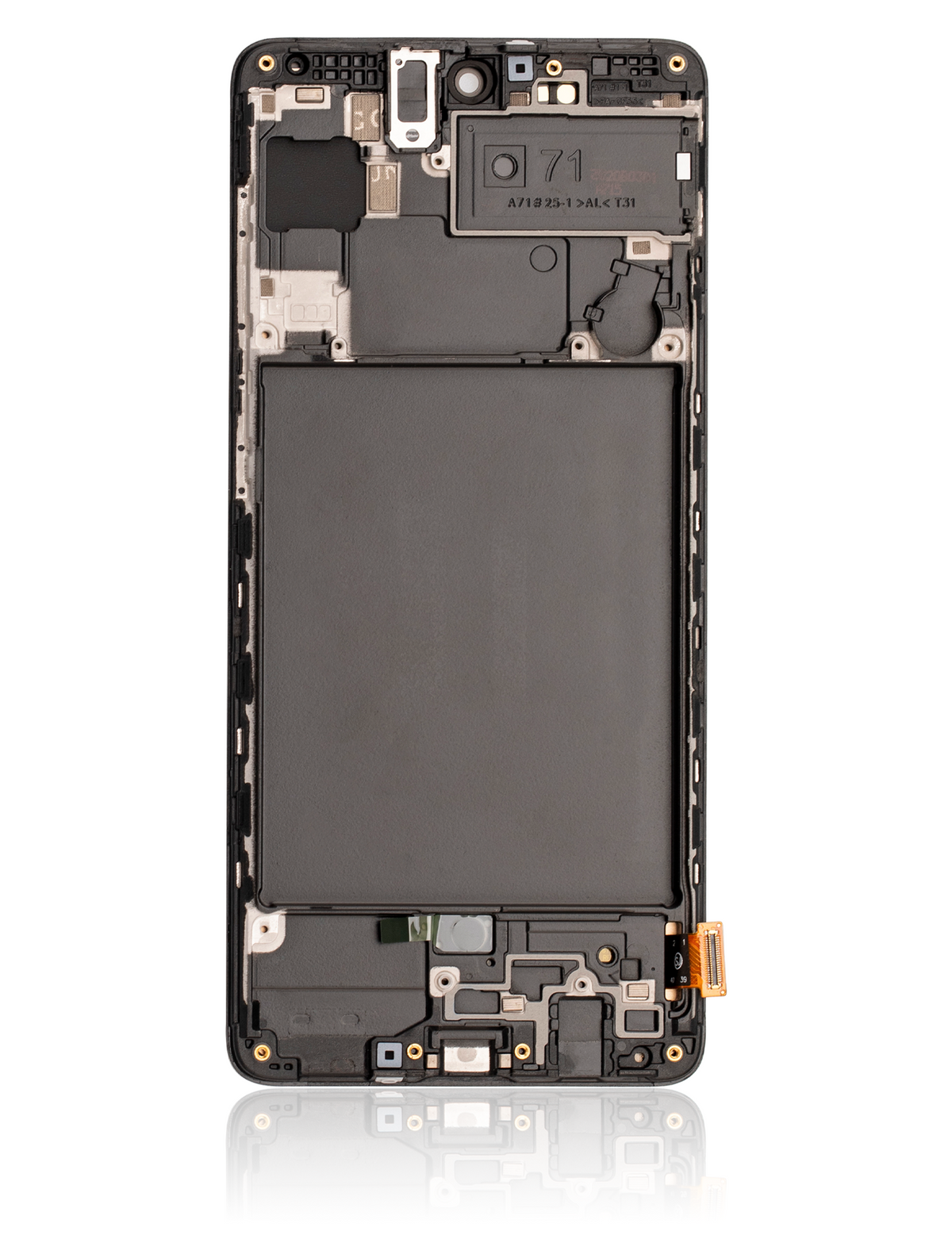 Replacement OLED Assembly With Frame Compatible For Samsung Galaxy A71 (A715 / 2020) (6.36") (Aftermarket Plus: Hard) (All Colors)