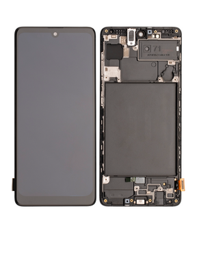 Replacement OLED Assembly With Frame Compatible For Samsung Galaxy A71 (A715 / 2020) (6.36") (Aftermarket Plus: Hard) (All Colors)