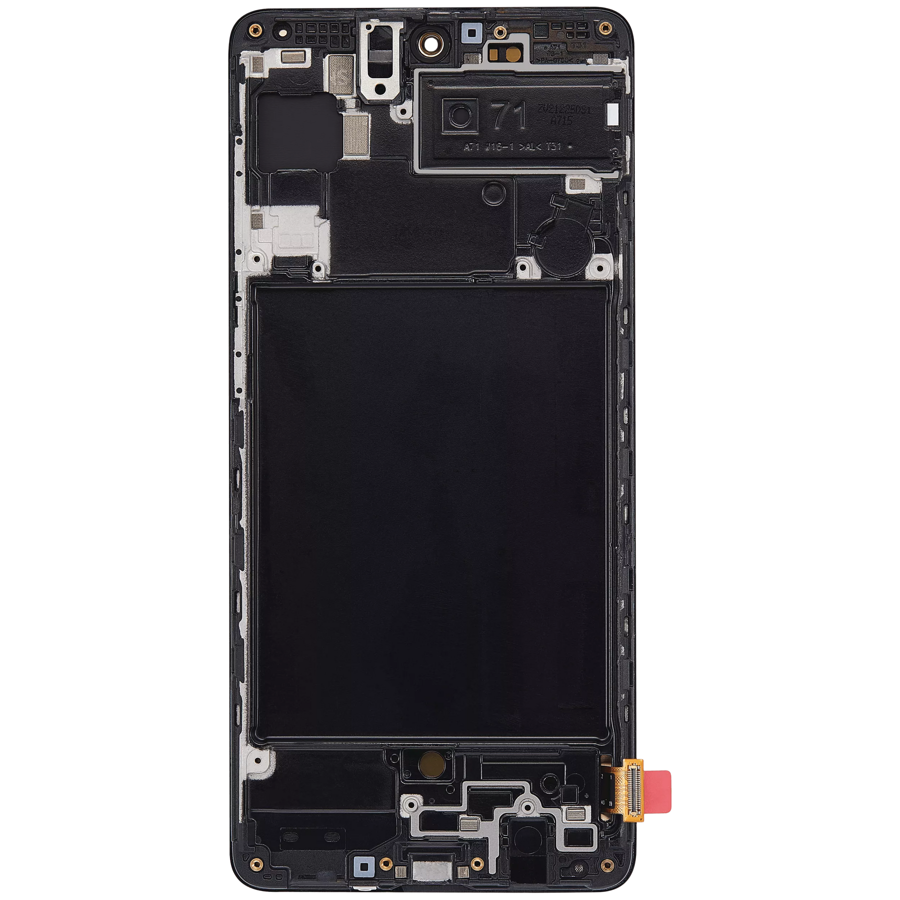 Replacement OLED Assembly With Frame Compatible For Samsung Galaxy A71 (A715 / 2020) (6.67") (Aftermarket Plus: Soft) (All Colors)