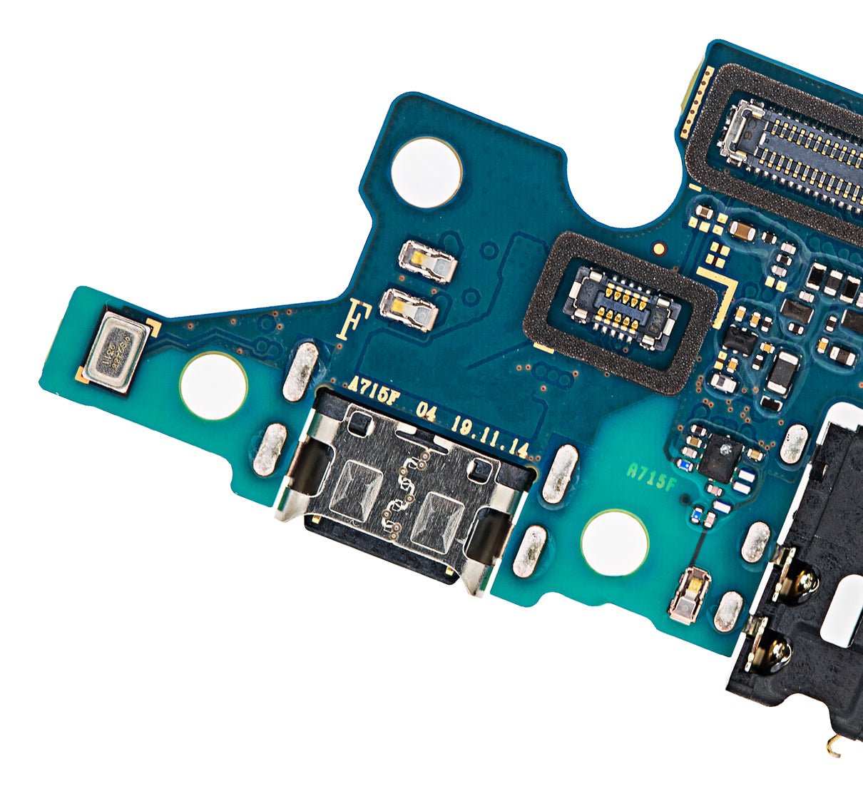 Replacement Charging Port With Headphone Jack Compatible For Samsung Galaxy A71 (A715 / 2020) (Premium)