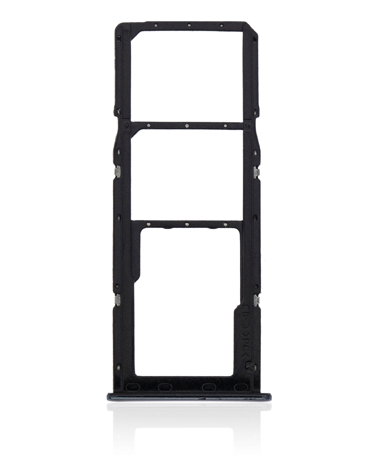 Replacement Dual Sim Card Tray Compatible For Samsung Galaxy A71 (A715 / 2020) (Prism Crush Black)