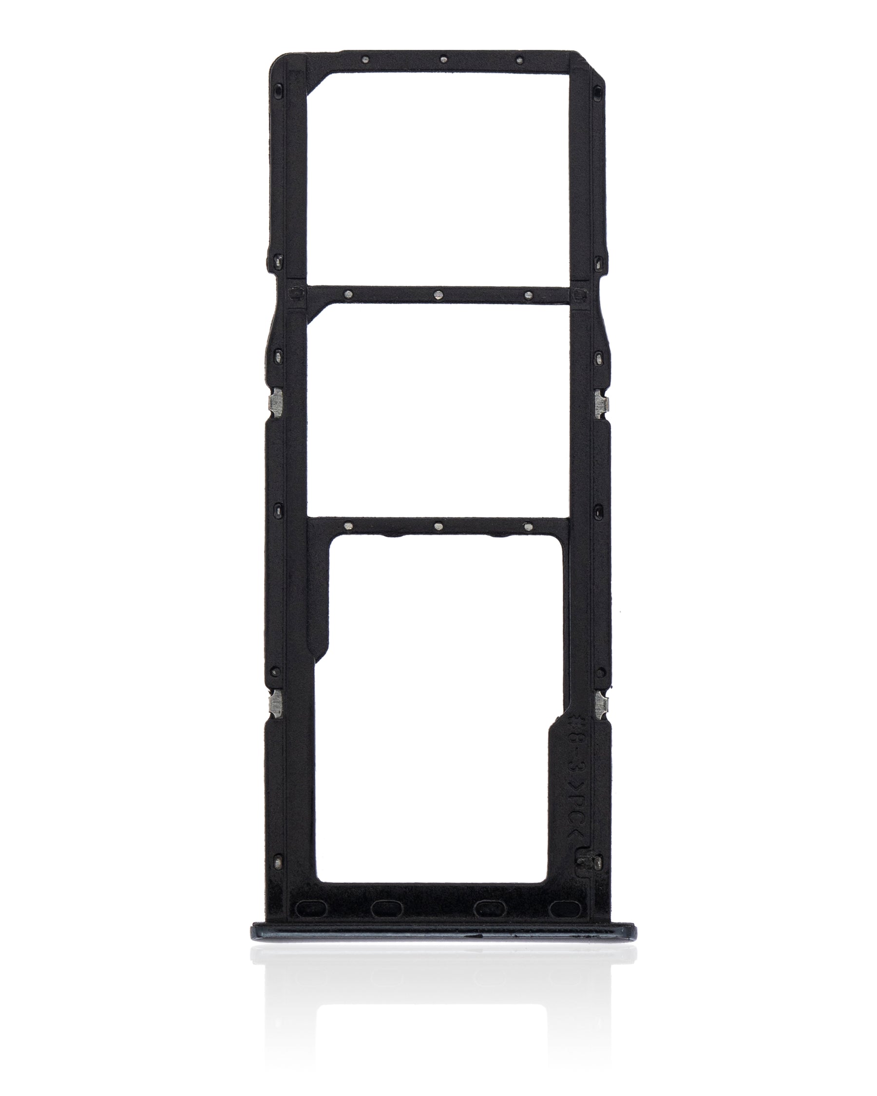 Replacement Dual Sim Card Tray Compatible For Samsung Galaxy A71 (A715 / 2020) (Prism Crush Black)