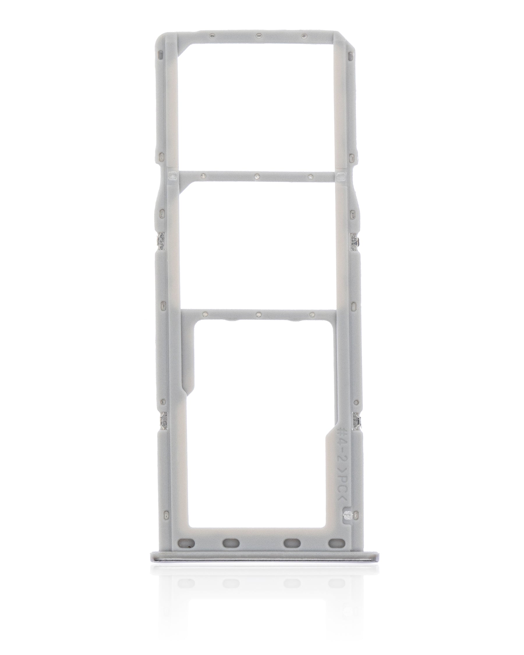 Dual Sim Card Tray Replacement Compatible For Samsung Galaxy A71 (A715 / 2020) (Prism Crush Silver)