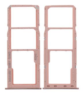 Replacement Dual Sim Card Tray Compatible For Samsung Galaxy A71 by Macfactory.in(A715 / 2020) (Prism Crush Pink)