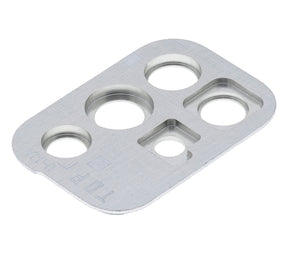 Replacement Back Camera Lens With Cover Bezel Ring Compatible For Samsung Galaxy A71 (A715 / 2020) (Prism Crush Silver)