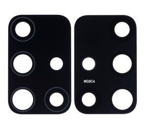 Replacement Back Camera Lens With Cover Bezel Ring Compatible For Samsung Galaxy A71 (A715 / 2020) (Prism Crush Silver)