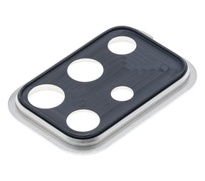 Replacement Back Camera Lens With Cover Bezel Ring Compatible For Samsung Galaxy A71 (A715 / 2020) (Prism Crush Silver)