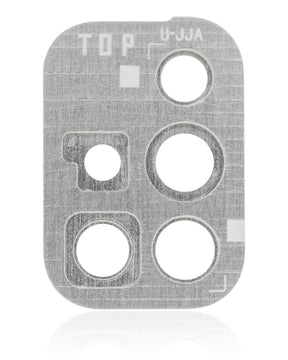 Replacement Back Camera Lens With Cover Bezel Ring Compatible For Samsung Galaxy A71 (A715 / 2020) (Prism Crush Silver)