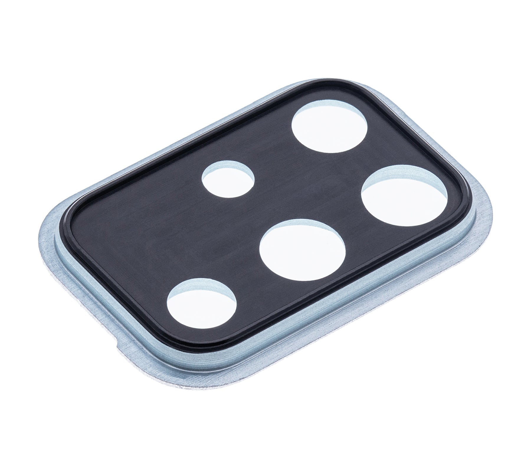 Back Camera Lens With Cover Bezel Ring Replacement Compatible For Samsung Galaxy A71 4G (A715 / 2020) (Prism Crush Blue)