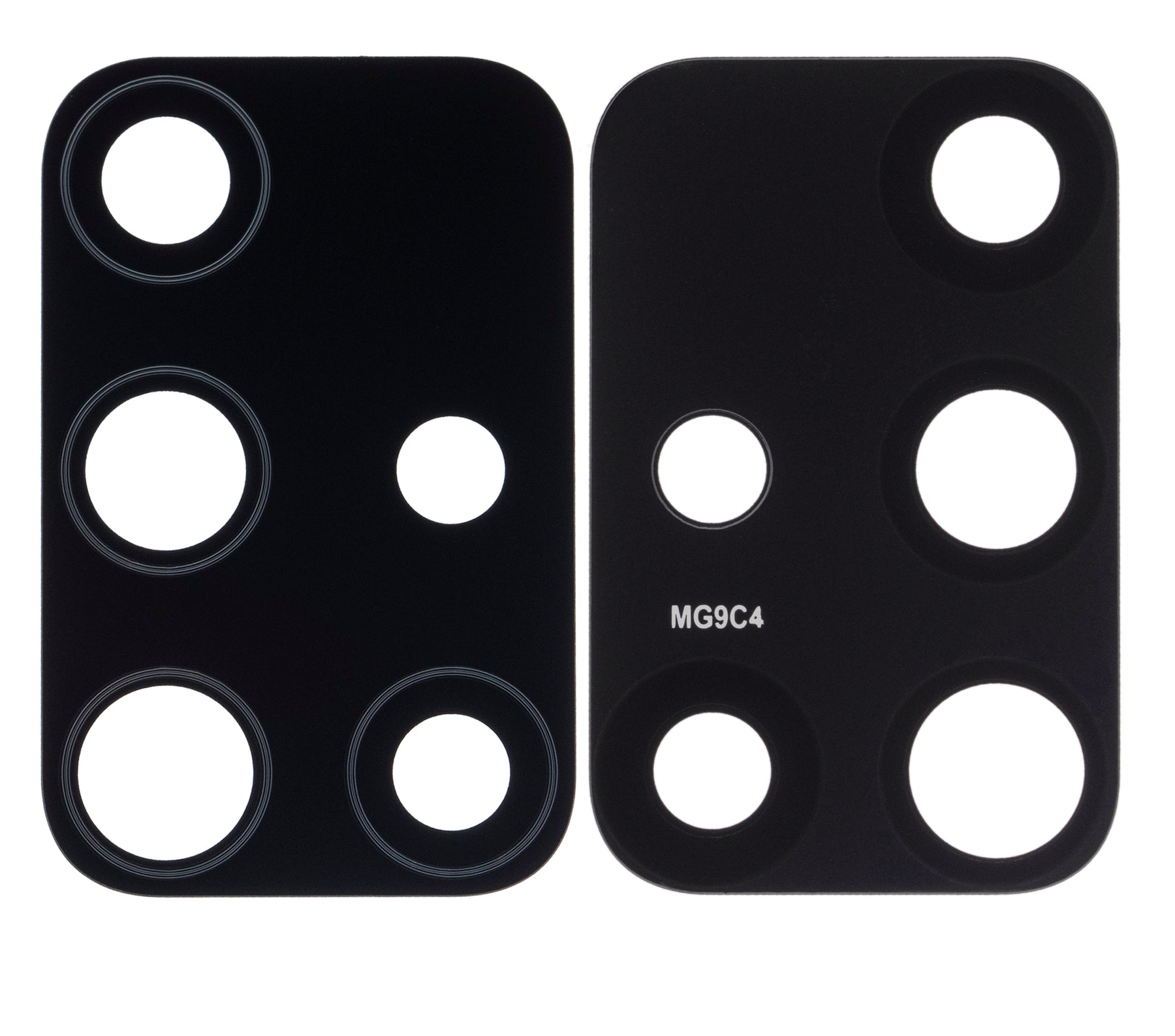 Back Camera Lens With Cover Bezel Ring Replacement Compatible For Samsung Galaxy A71 4G (A715 / 2020) (Prism Crush Blue)