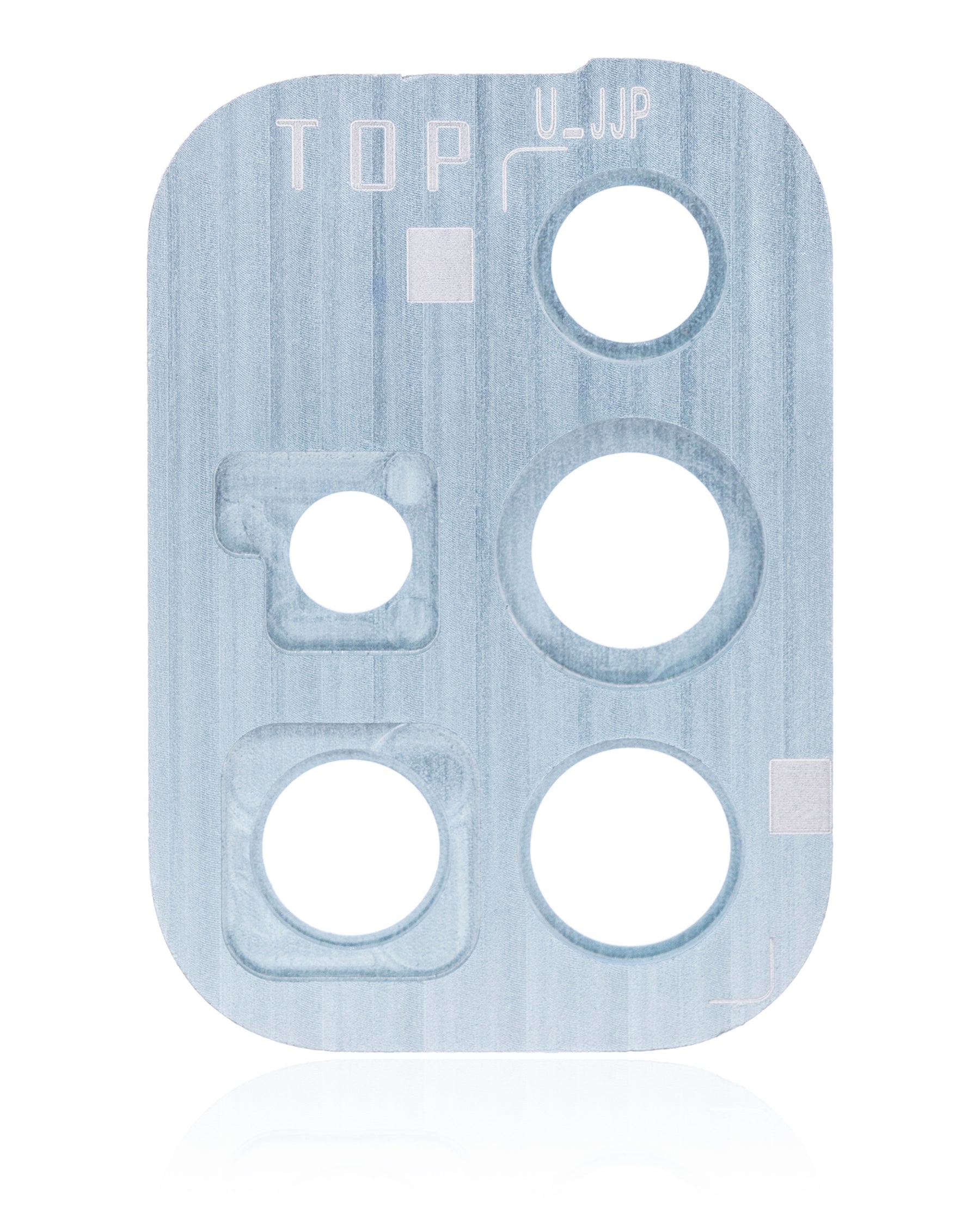 Back Camera Lens With Cover Bezel Ring Replacement Compatible For Samsung Galaxy A71 4G (A715 / 2020) (Prism Crush Blue)