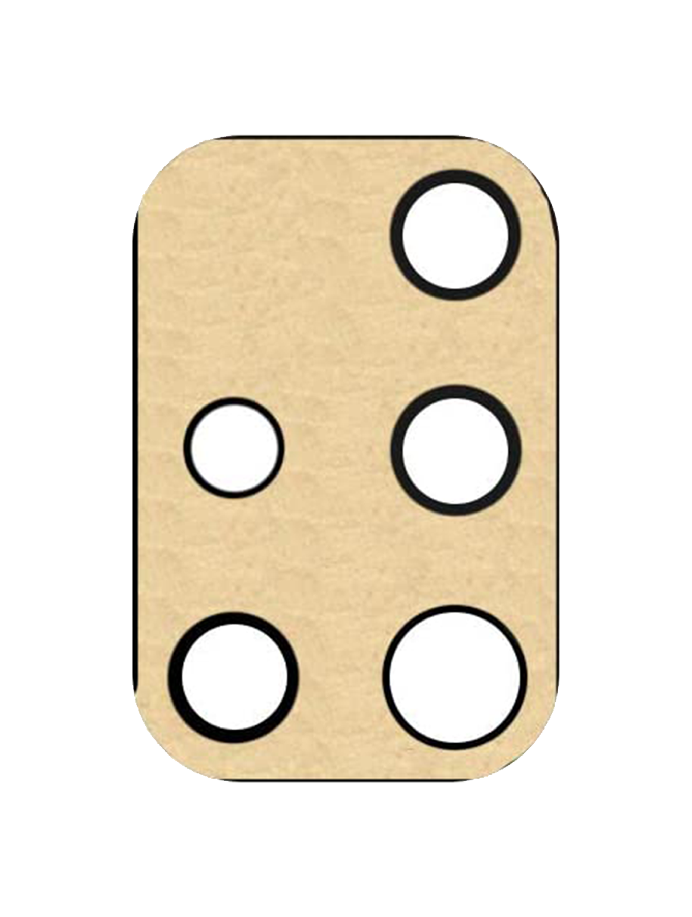 Replacement Back Camera Lens (Glass Only) With Adhesive Compatible For Samsung Galaxy A71 4G (A716 / 2020) / A71 5G (A716 / 2020)