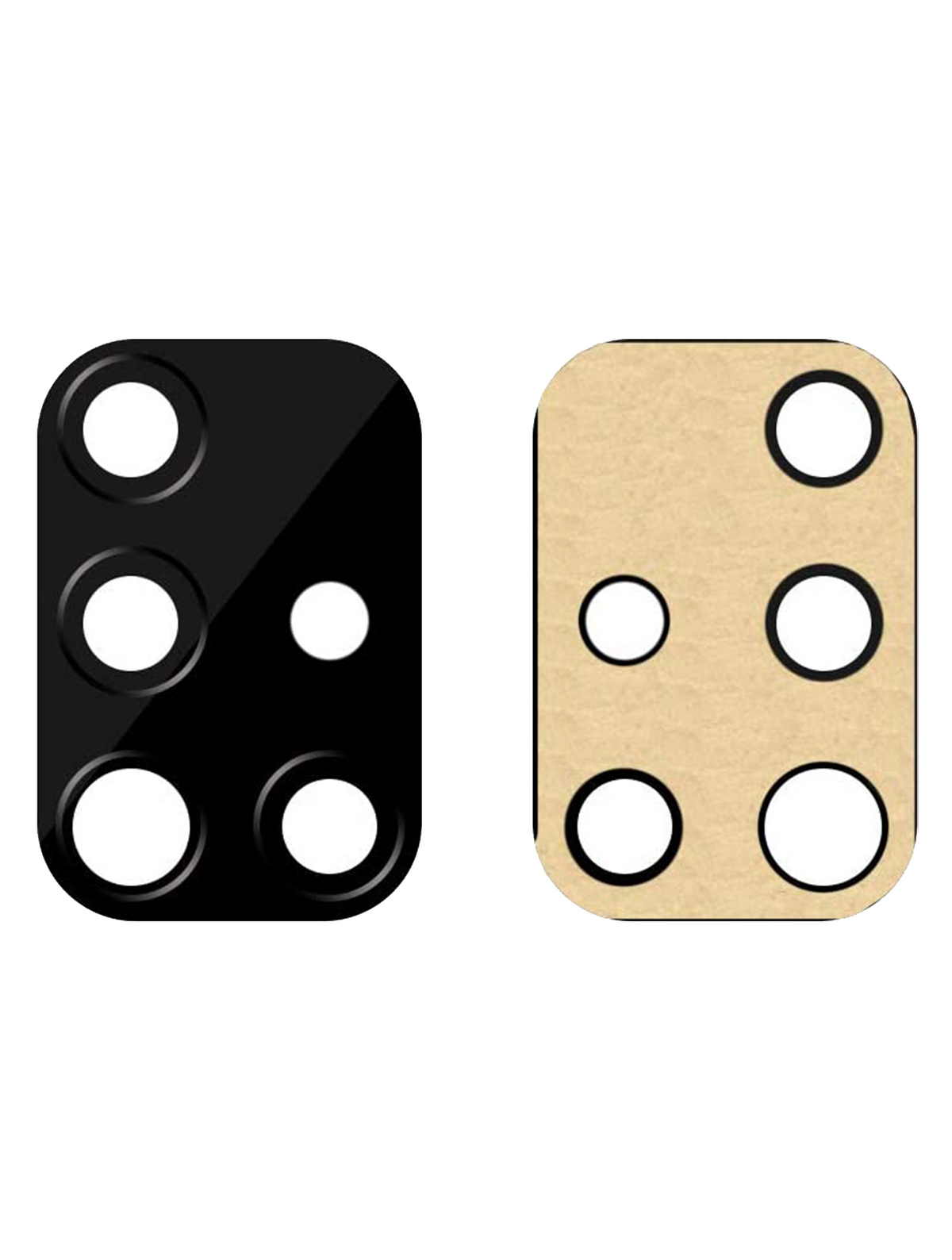 Replacement Back Camera Lens (Glass Only) With Adhesive Compatible For Samsung Galaxy A71 4G (A716 / 2020) / A71 5G (A716 / 2020)