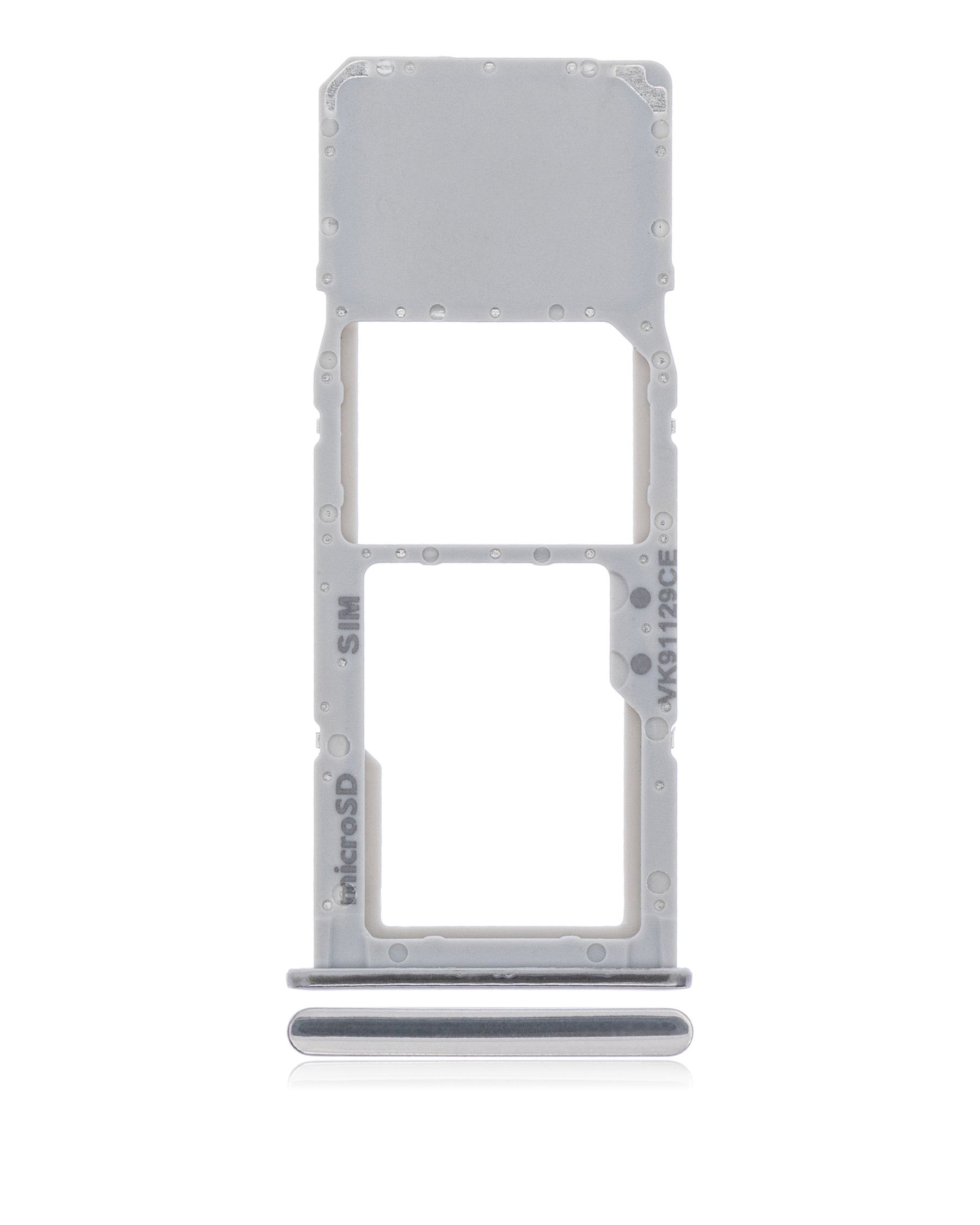 Single Sim Card Tray Compatible For Samsung Galaxy A71 Replacement (A715 / 2020) (Prism Crush Silver)