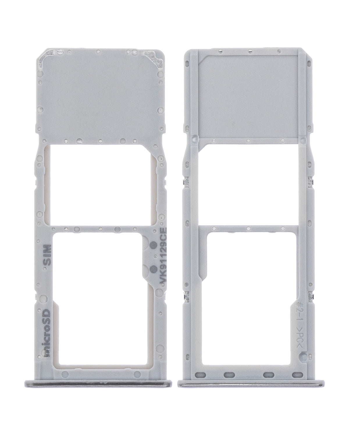 Single Sim Card Tray Compatible For Samsung Galaxy A71 Replacement (A715 / 2020) (Prism Crush Silver)