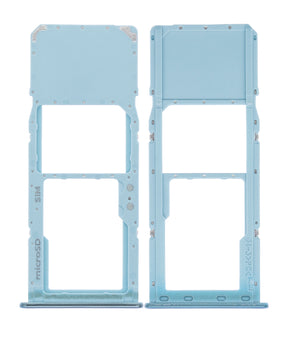 Replacement Single Sim Card Tray Compatible For Samsung Galaxy A71 (A715 / 2020) (Prism Crush Blue)