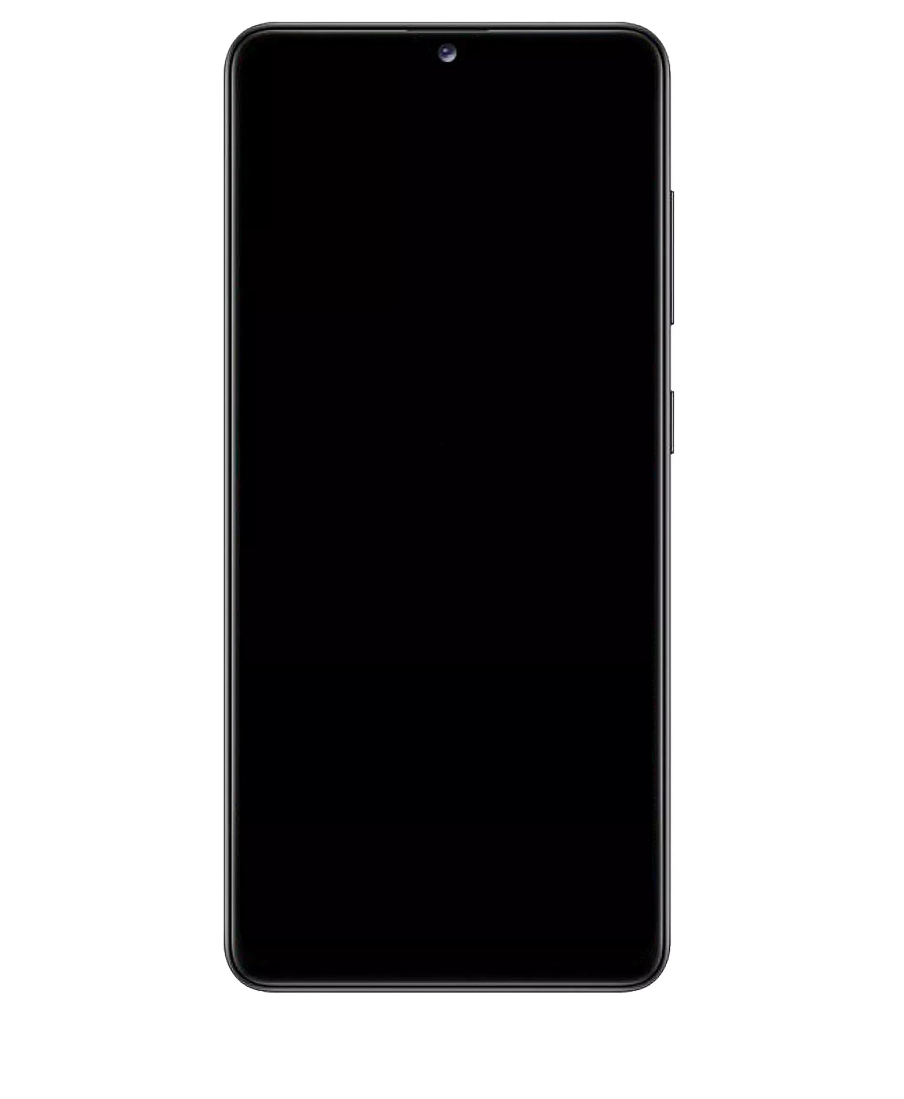 LCD Assembly With Frame Compatible For Samsung Galaxy A41 (A415 / 2020) (Service Pack) (Prism Crush Black)