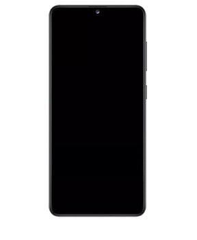 LCD Assembly With Frame Compatible For Samsung Galaxy A41 (A415 / 2020) (Service Pack) (Prism Crush Black)
