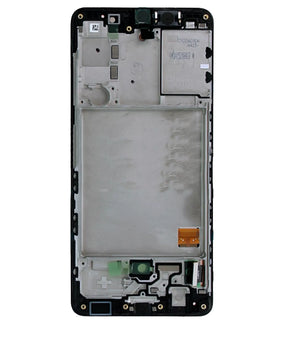 LCD Assembly With Frame Compatible For Samsung Galaxy A41 (A415 / 2020) (Service Pack) (Prism Crush Black)