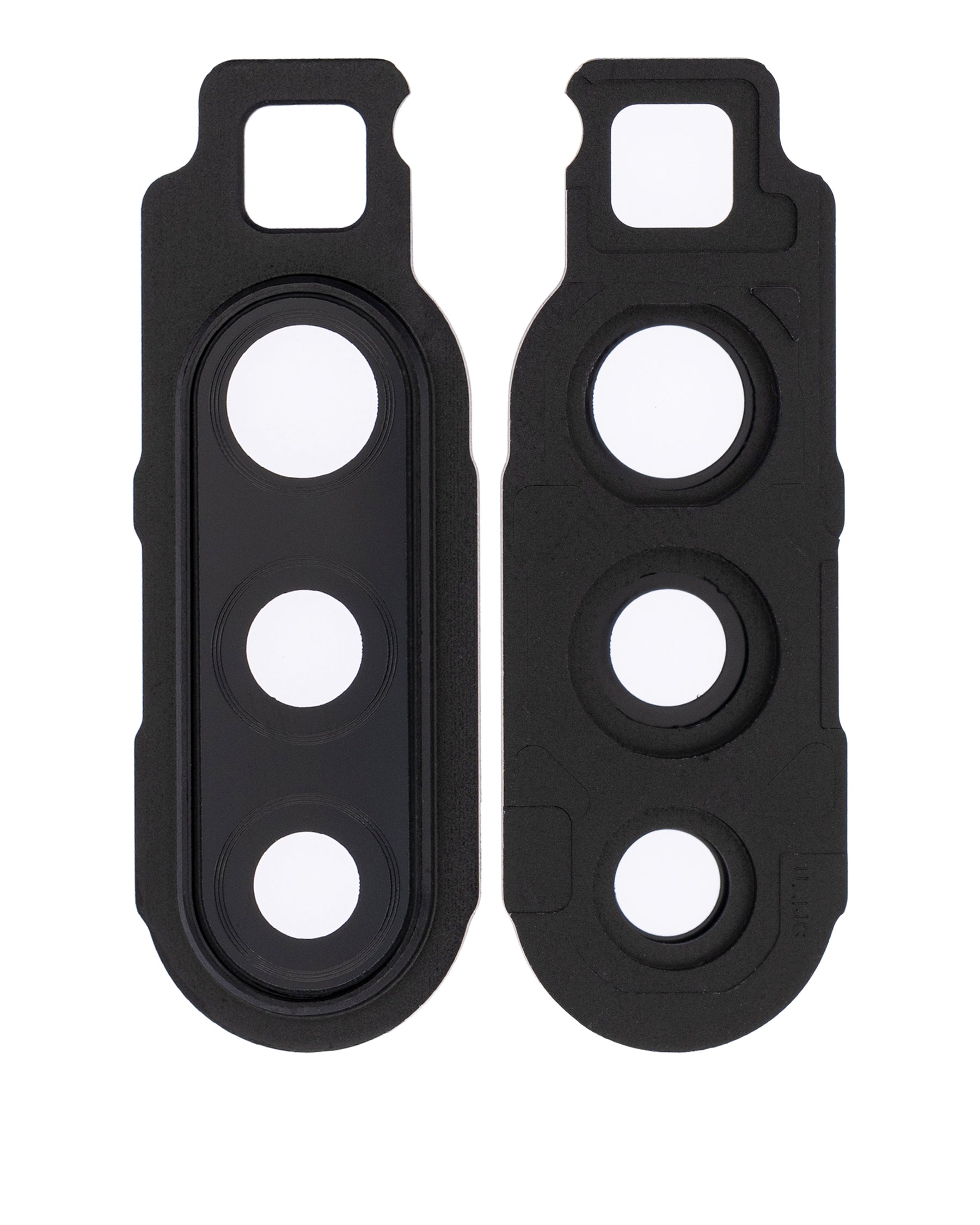 Replacement Back Camera Lens With Cover Bezel Ring Compatible For Samsung Galaxy A90 5G (A908 / 2019) (Black)