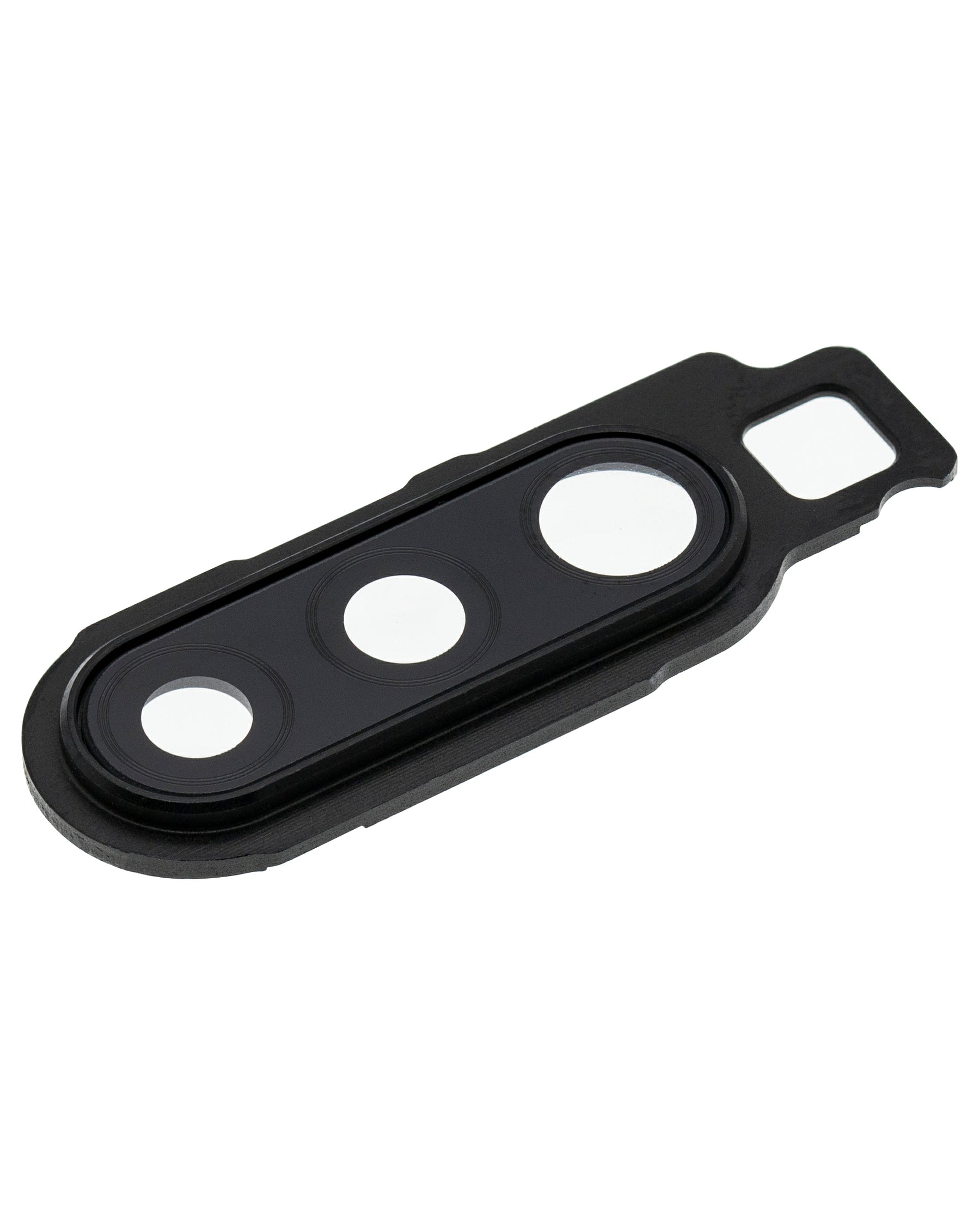 Replacement Back Camera Lens With Cover Bezel Ring Compatible For Samsung Galaxy A90 5G (A908 / 2019) (Black)