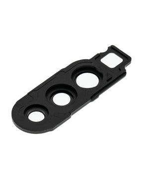 Replacement Back Camera Lens With Cover Bezel Ring Compatible For Samsung Galaxy A90 5G (A908 / 2019) (Black)