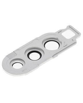 Replacement Back Camera Lens With Cover Bezel Ring Compatible For Samsung Galaxy A90 5G (A908 / 2019) (White)