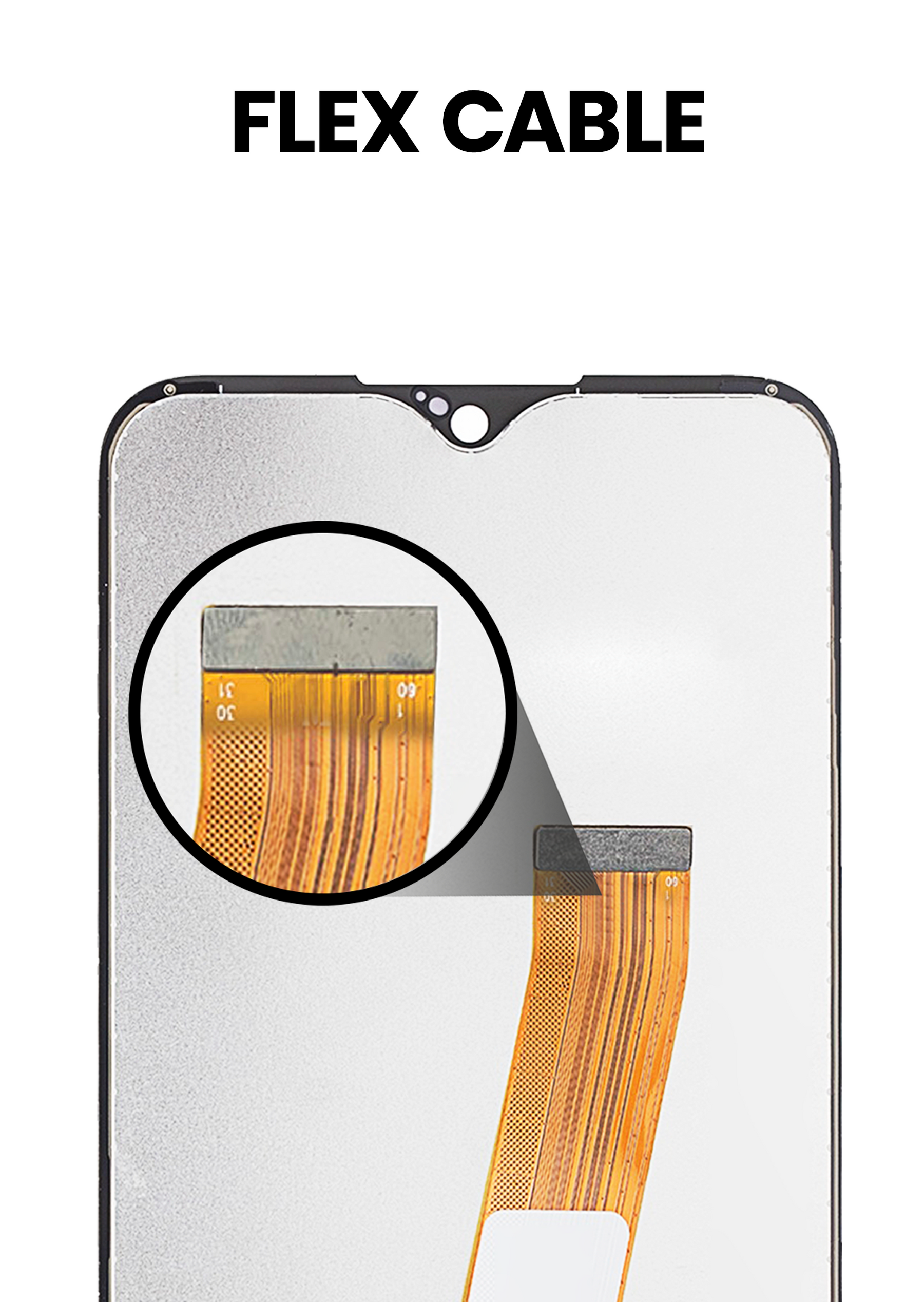 LCD Assembly Without Frame Compatible For Samsung Galaxy A01 (Global Model) (Micro USB Frame) (Aftermarket Plus: Incell) (All Colors)