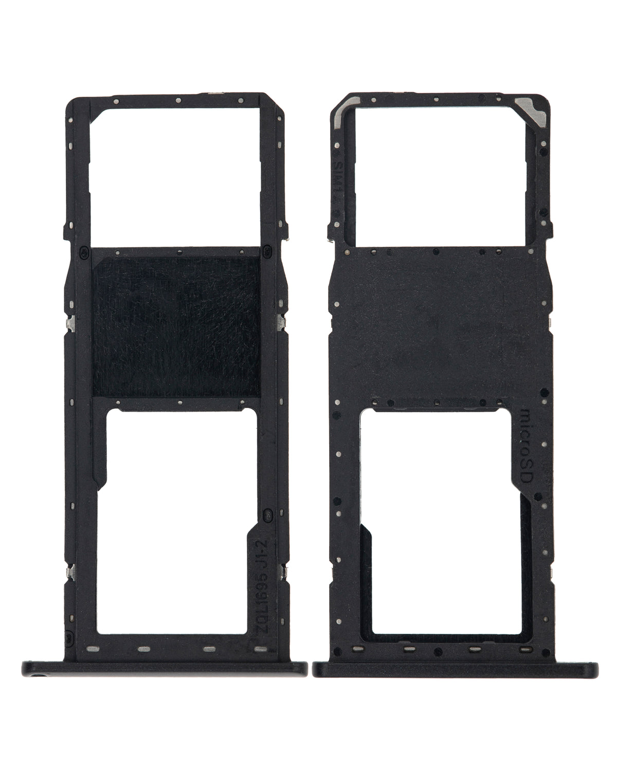 Single Sim Card Tray Compatible For Samsung Galaxy A01 (A015 / 2020) (Black)