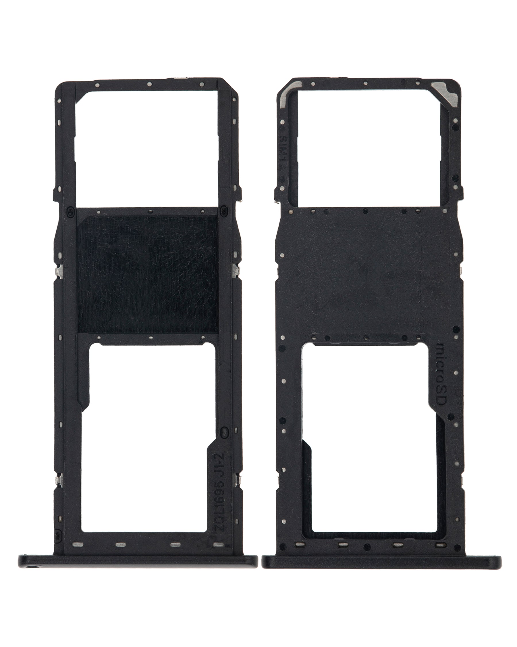 Single Sim Card Tray Compatible For Samsung Galaxy A01 (A015 / 2020) (Black)