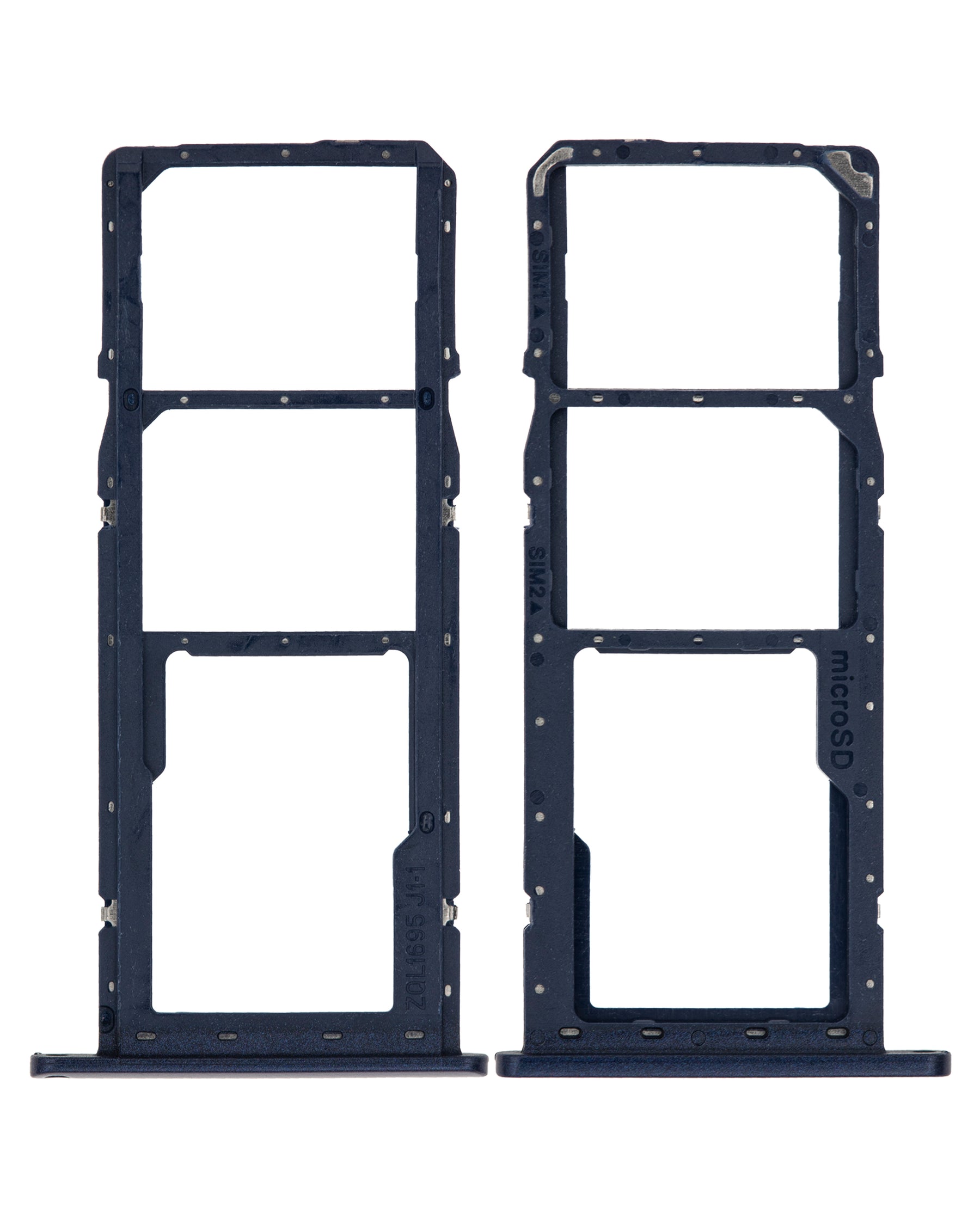 Dual Sim Card Tray Compatible For Samsung Galaxy A01 (A015 / 2020) (Blue)