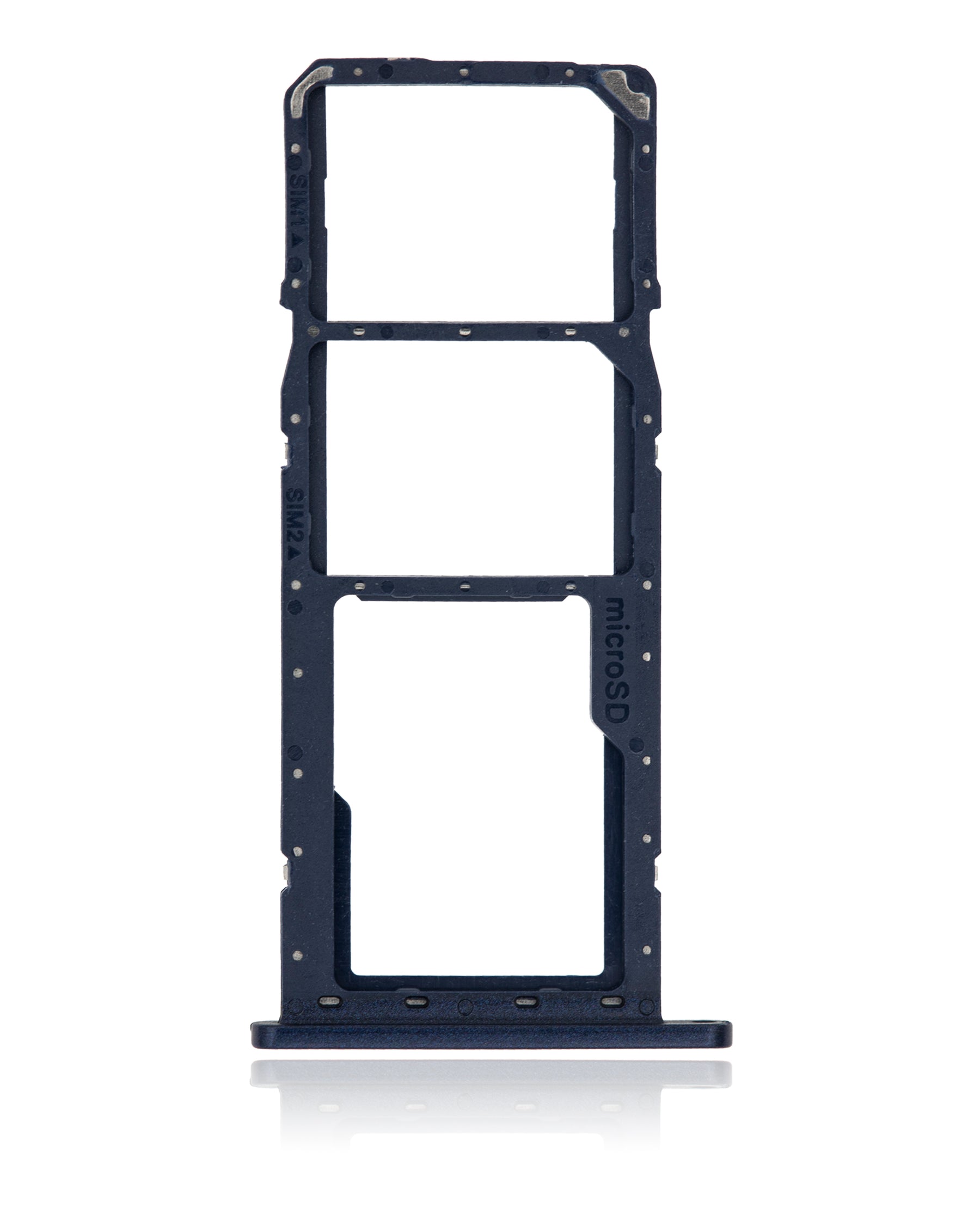 Dual Sim Card Tray Compatible For Samsung Galaxy A01 (A015 / 2020) (Blue)