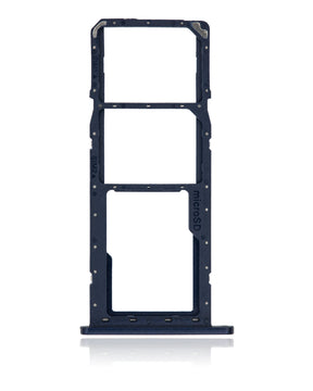 Dual Sim Card Tray Compatible For Samsung Galaxy A01 (A015 / 2020) (Blue)
