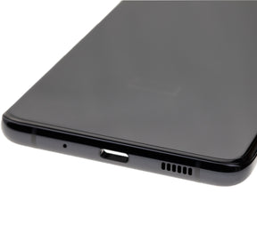 OLED Assembly With Frame Compatible For Samsung Galaxy S20 Ultra 5G  Replacement by Macfactory.Store (Refurbished) (Cosmic Black)