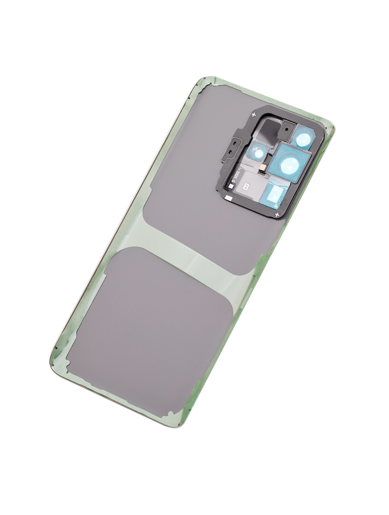 Replacement Back Cover Glass With Camera Lens Compatible For Samsung Galaxy S20 Ultra (No Logo) (Vemake) (Cosmic Gray)