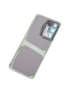 Replacement Back Cover Glass With Camera Lens Compatible For Samsung Galaxy S20 Ultra (No Logo) (Vemake) (Cosmic Gray)