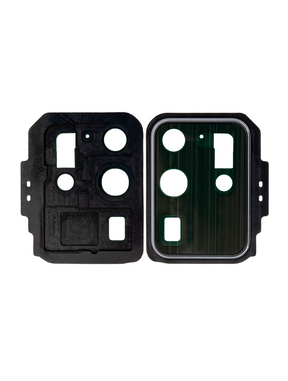 Replacement Back Camera Bezel (No Lens) Compatible For Samsung Galaxy S20 Ultra (Cosmic Black)