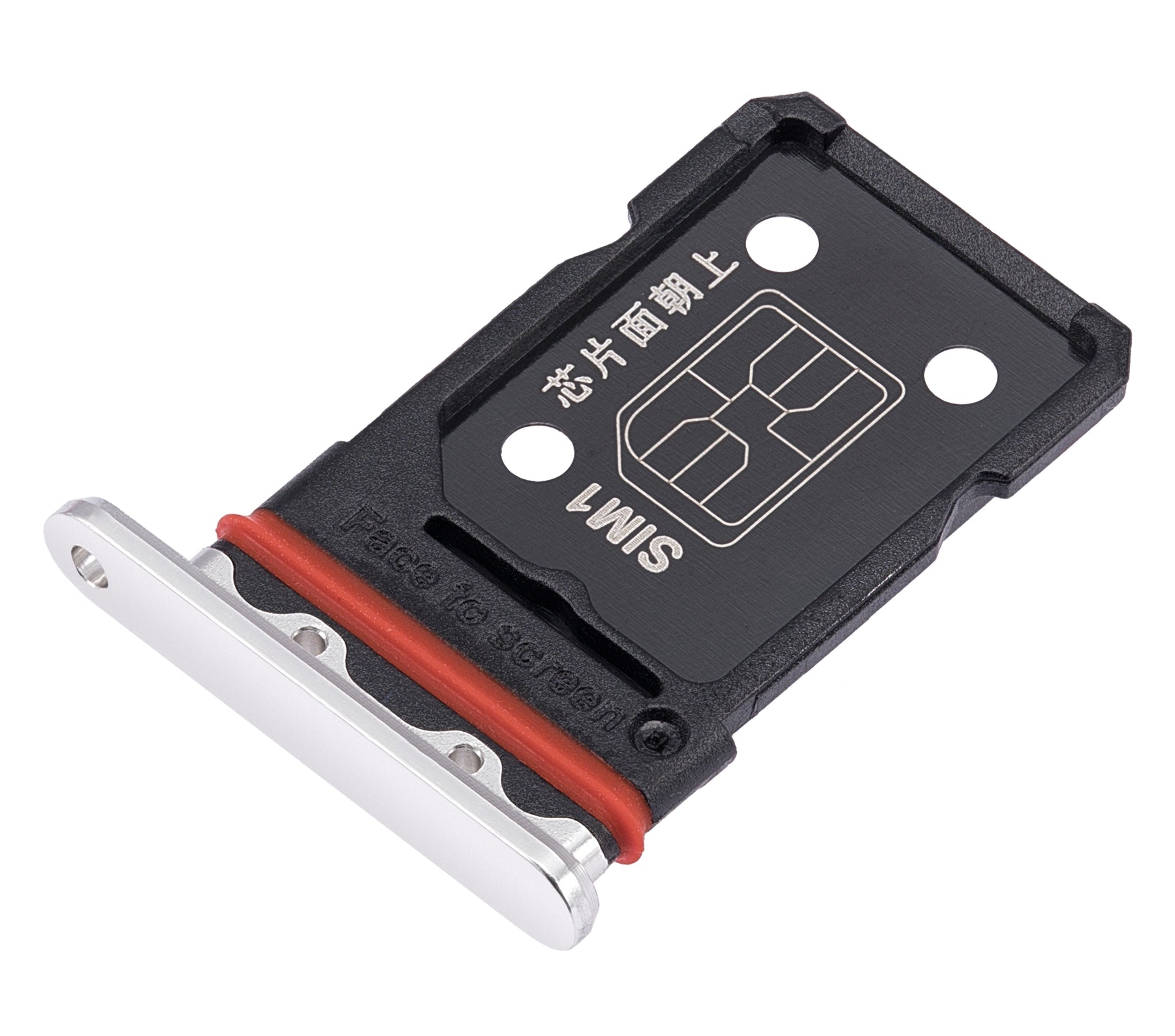 Replacement Dual Sim Card Tray Compatible For OnePlus 10 Pro (Panda White)