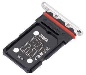 Replacement Dual Sim Card Tray Compatible For OnePlus 10 Pro (Panda White)