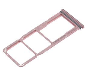 Replacement Dual Sim Card Tray Compatible For Samsung Galaxy A9 (A920 / 2018) (Bubblegum Pink)