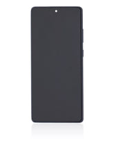 OLED Assembly With Frame Compatible For Samsung Galaxy A716V Replacement  (A716V / 2020) (Verizon 5G UW Frame Only) (Refurbished) (Prism Cube Black)