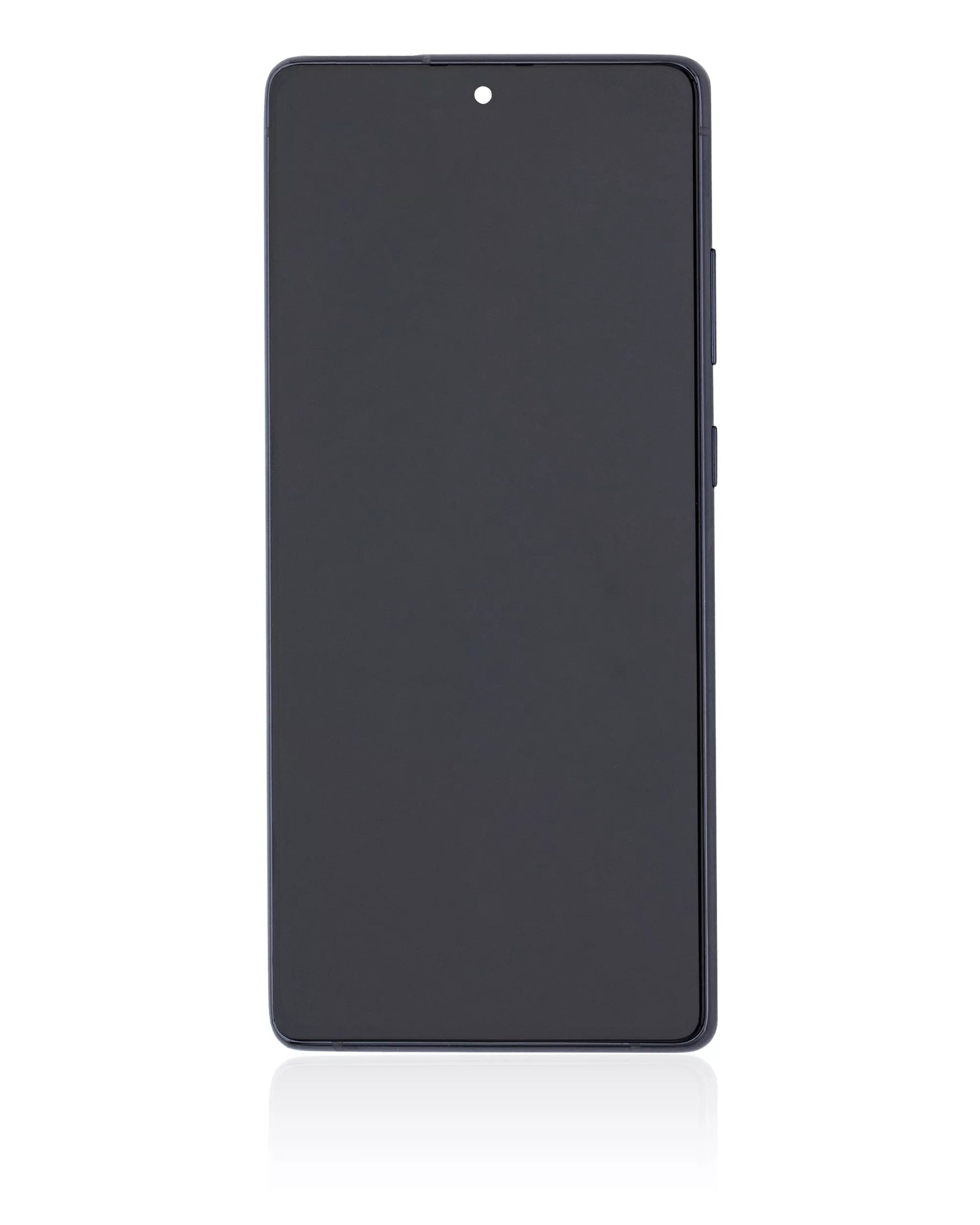 OLED Assembly With Frame Compatible For Samsung Galaxy A716V Replacement  (A716V / 2020) (Verizon 5G UW Frame Only) (Refurbished) (Prism Cube Black)