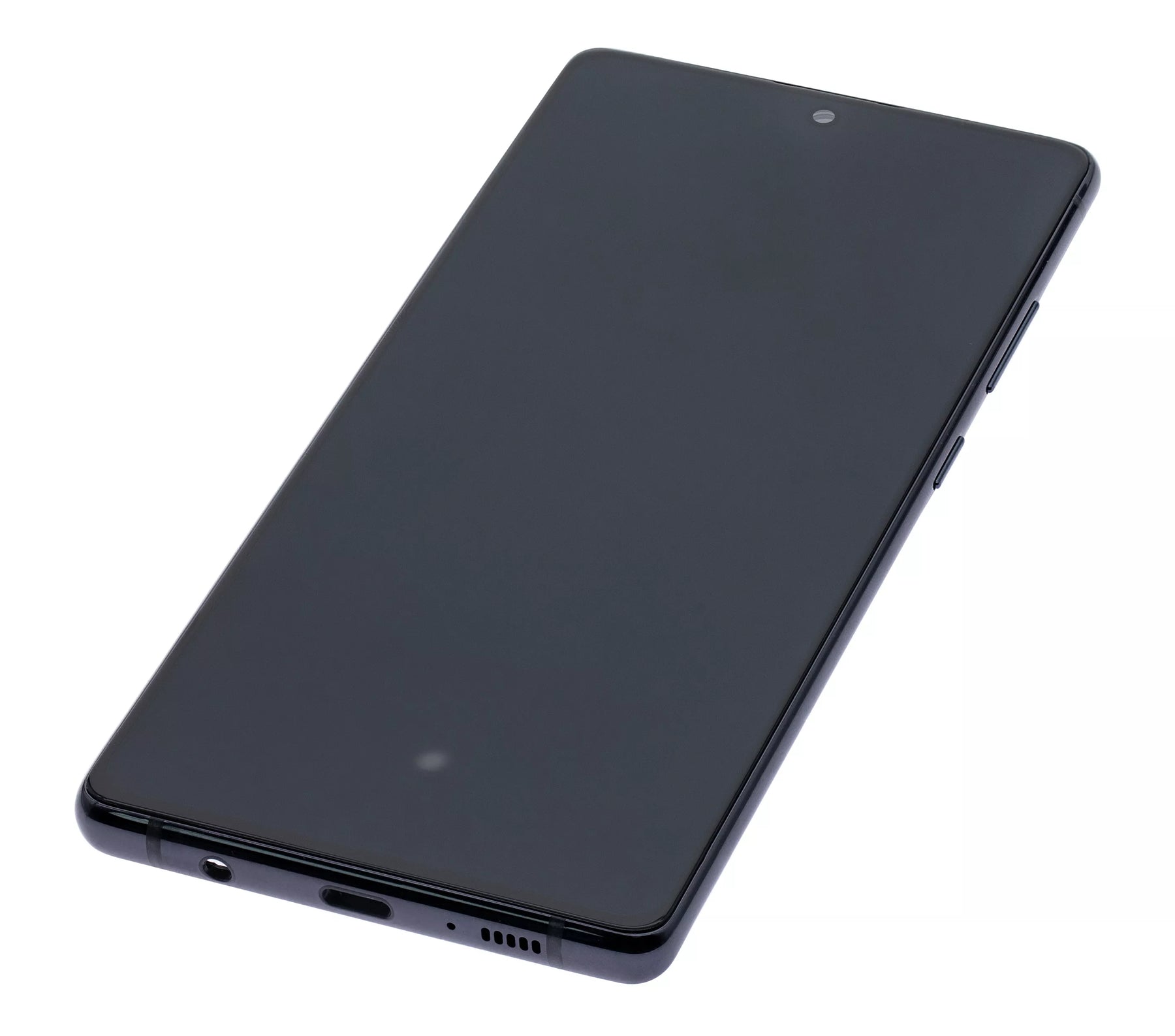 OLED Assembly With Frame Compatible For Samsung Galaxy A71 5G  Replacement (A716U / 2020) (Refurbished) (Prism Cube Black)