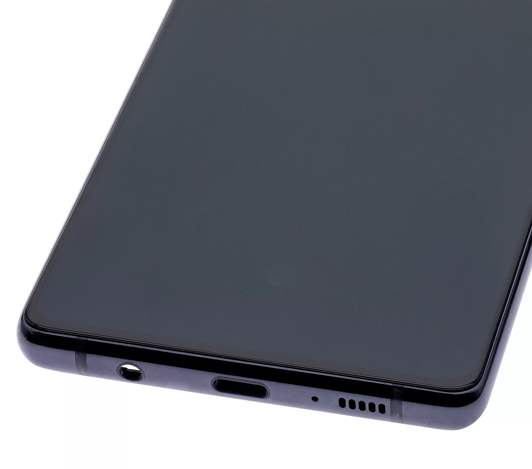 OLED Assembly With Frame Compatible For Samsung Galaxy A71 5G  Replacement (A716U / 2020) (Refurbished) (Prism Cube Black)