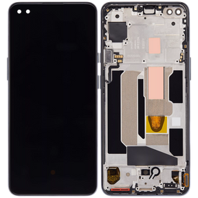 Replacement OLED Assembly With Frame Compatible For OnePlus Nord (Vemake) (Gray Onyx)