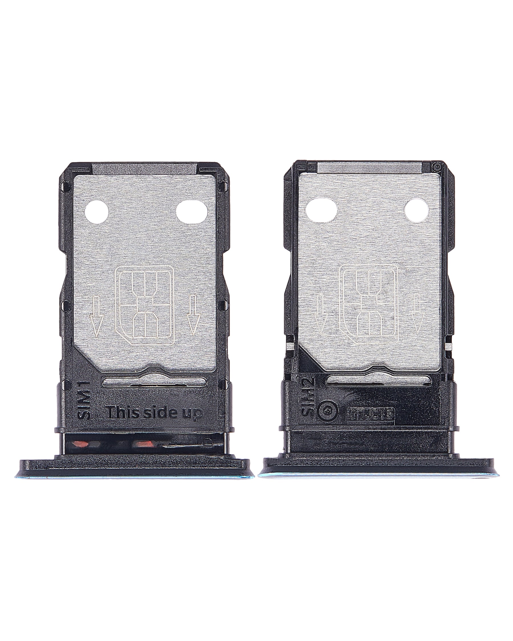 Dual Sim Card Tray Compatible For OnePlus Nord Replacement (Blue Marble)