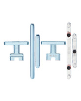 Replacement Hard Buttons (Power / Volume) Compatible For OnePlus Nord (Blue Marble)