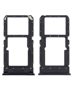 Replacement Dual Sim Card Tray Compatible For OnePlus Nord N10 5G (Midnight Ice)