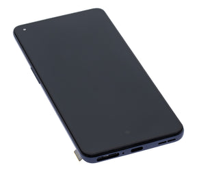 Replacement OLED Assembly With Frame Compatible For OnePlus 9 (US Version) (Refurbished) (Astral Black)
